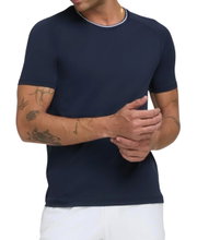 Wilson Tennis T-shirt Crew Team Seamless navy blue Men's